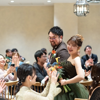 Le chic unjour（ラシック アンジュール）:【26年6～8月開催 60名206万円】限定特典付◆プレ花嫁絶賛”対面式チャペルでアットホームな感動挙式