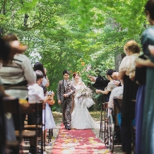 駒ヶ根高原　古民家ウェディング　「音の葉」:【7月～9月シーズン限定】「幸せの森」挙式プラン