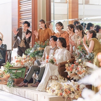 ララシャンスＯＫＡＺＡＫＩ迎賓館:おもてなしも演出も充実★80名～大人数プラン★