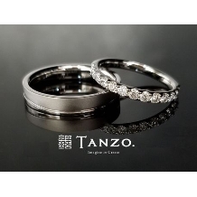 ＴＡＮＺＯ．(鍛造指輪):[TANZO]プラチナ鍛造結婚指輪