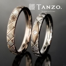 *「ハートマーク」でクリップ登録*[TANZO] オリジナルカラーの結婚指輪