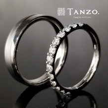 [TANZO]プラチナ鍛造結婚指輪