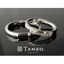 ＴＡＮＺＯ．(鍛造指輪):[TANZO]煌びやかで美しい結婚指輪