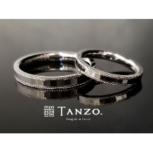 ＴＡＮＺＯ．(鍛造指輪):[TANZO]こだわりの面取りカットの結婚指輪