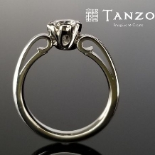 ＴＡＮＺＯ．(鍛造指輪):[TANZO]エレガントな婚約指輪