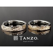 ＴＡＮＺＯ．(鍛造指輪):[TANZO]鍛造フルオーダーでお造りした特別な結婚指輪