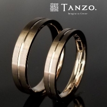 ＴＡＮＺＯ．(鍛造指輪):[TANZO]ストレート形状で幅広な重厚デザインの結婚指輪