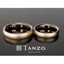 [TANZO]オリジナルカラーのつや消しで、落ち着いた仕上りの結婚指輪