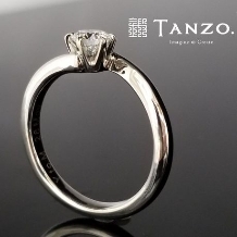 ＴＡＮＺＯ．(鍛造指輪):*「ハートマーク」でクリップ登録*[TANZO]挟み込みデザインの婚約指輪