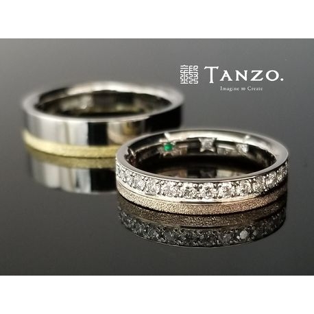 Tanzo 鍛造で鍛え上げた幅広リング Tanzo ゼクシィ