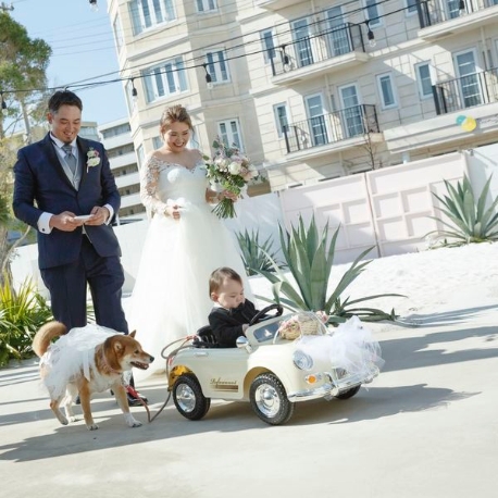 ＴＨＥ ＢＥＡＣＨ：【全館ペットフレンドリー】挙式・披露宴参加可能なプラン登場