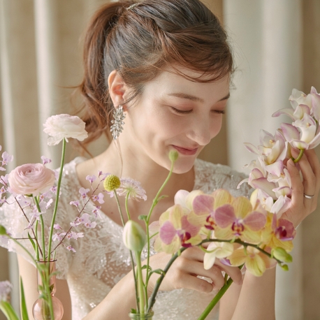 ノートルダム大阪ＯＮＥ：組数限定＼最旬ドレス試着＆ヘアセット花嫁体験／憧れ挙式＊試食