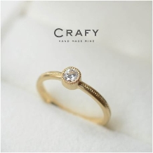 ＣＲＡＦＹ（クラフィ）:【想いを込めて手作り】アンティーク調でオシャレに！K18イエローゴールド