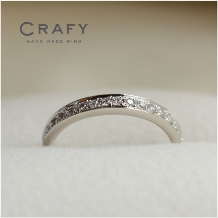 ＣＲＡＦＹ（クラフィ）:【ダイヤモンドリング】サイズに合わせてダイヤを連ねるエタニティリング