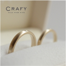 ＣＲＡＦＹ（クラフィ）:【ふたりで作る結婚指輪】八光に輝くイエローゴールドの結婚指輪