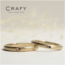ＣＲＡＦＹ（クラフィ）:【ふたりで作る結婚指輪】アンティーク調に輝くシャンパンゴールド