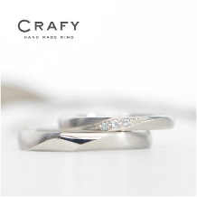 ＣＲＡＦＹ（クラフィ）:【ふたりで作る結婚指輪】ハーフ&ハーフ！リバーシブルで楽しめるオリジナルリング