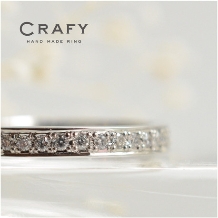 ＣＲＡＦＹ（クラフィ）:【ダイヤモンドリング】サイズに合わせてダイヤを連ねるエタニティリング