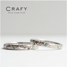 CRAFY(クラフィ):【手作りハワイアンリング】選べるハワイアン柄!オリジナルの結婚指輪に。