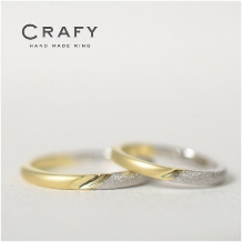 ＣＲＡＦＹ（クラフィ）:【ふたりで作る結婚指輪】イエロー×プラチナのコンビネーションリング