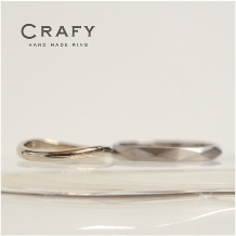 ＣＲＡＦＹ（クラフィ）:【ふたりで作る結婚指輪】ブラックゴールド×ホワイトゴールド