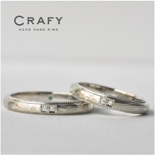 ＣＲＡＦＹ（クラフィ）:【手作りも！オーダーも！】1点ものの模様！木目金リング