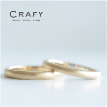 ＣＲＡＦＹ（クラフィ）:【ふたりで作る結婚指輪】槌目模様のコンビネーションリング