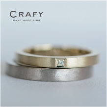 ＣＲＡＦＹ（クラフィ）:【オーダーも手作りも】モダン調のシンプルな平打ちリング