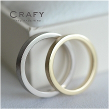 ＣＲＡＦＹ（クラフィ）:【オーダーも手作りも】モダン調のシンプルな平打ちリング