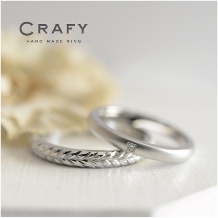 ＣＲＡＦＹ（クラフィ）:【ふたりで作る結婚指輪】ハワイアンのハーフ&ハーフリング