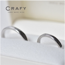 ＣＲＡＦＹ（クラフィ）:【ふたりで作る結婚指輪】表面加工をお好みでカスタム！ひねりリング