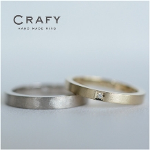 ＣＲＡＦＹ（クラフィ）:【オーダーも手作りも】モダン調のシンプルな平打ちリング