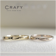 ＣＲＡＦＹ（クラフィ）:【ふたりで作る結婚指輪】重なるハート！ふたりで一つのペアデザイン