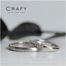 ＣＲＡＦＹ（クラフィ）:【ふたりで作る結婚指輪】リボンシェイプのエタニティリング