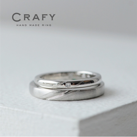 ＣＲＡＦＹ（クラフィ）:【ふたりで作る結婚指輪】プラチナ