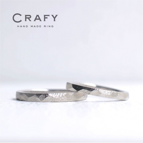 ＣＲＡＦＹ（クラフィ）:【ふたりで作る結婚指輪】クラフト感溢れるデザイン/プラチナ