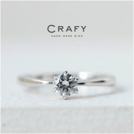 【低価格&amp;高品質】手作りを贈るオリジナル婚約指輪 ／プラチナ
