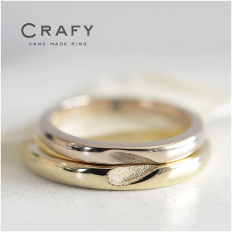 ＣＲＡＦＹ（クラフィ）:【ふたりで作る結婚指輪】重なるハート！ふたりで一つのペアデザイン