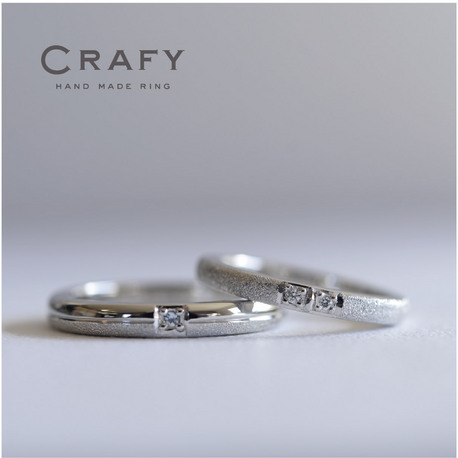 ＣＲＡＦＹ（クラフィ）:【ふたりで作る結婚指輪】刻印付き！センターラインの結婚指輪