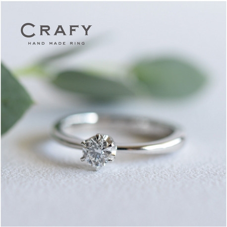 ＣＲＡＦＹ（クラフィ）:【手作りで想いを込める】ダイヤ際立つシェイプリング