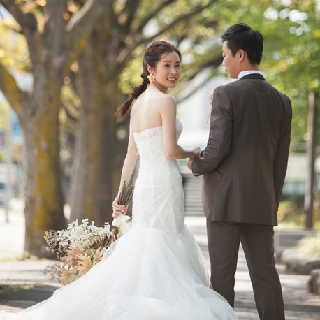 【大阪ロケ】中之島公会堂付近で本格ドレスでのお得なフォト婚プラン＜全データ込＞