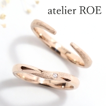 atelier ROE:【自分の指に合うように大胆にアレンジしたリング】ふたりで作る特別な手作り結婚指輪