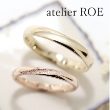 atelier ROE:ふたりで作る特別な手作り結婚指輪【彫り模様でペア感を出した手作り結婚指輪】