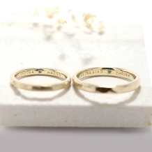 atelier ROE:ふたりで作る特別な手作り結婚指輪【素材違いでもデザインでペア感を演出したリング】