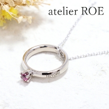 atelier ROE:大切な人へ贈る想いを込めた手作りベビーリング【誕生月の石を留めて特別な指輪に】