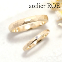 atelier ROE:【ヤスリ模様と艶消しでアンティークにアレンジ】ふたりで作る特別な手作り結婚指輪