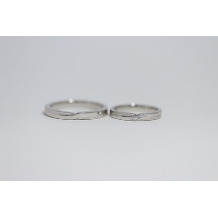 atelier ROE:ふたりで作る特別な手作り結婚指輪【側面にダイヤを留めて自分だけが知る秘密に】