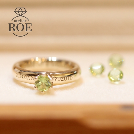 atelier ROE:「生まれてきてくれてありがとう」手作りベビーリング