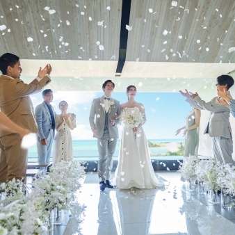 ブルー　インフィニティー　イル・ド・レ／小さな結婚式のフェア画像