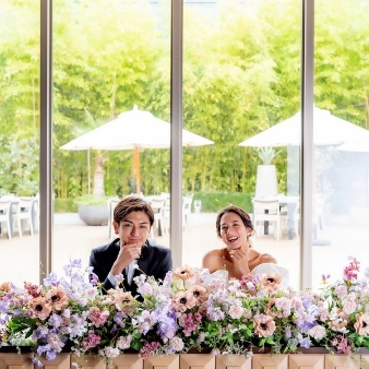 ラソールガーデン熊本:【マタニティ安心＊結婚式応援プラン】貸切空間で叶える◆60名:【アクセス抜群！桜町バスターミナル直結】全公共交通機関でのアクセスがしやすく、2次会への移動も便利！非日常感溢れる緑・空・光が彩る貸切空間♪トレンドを先取りした空間デザインやサービスによる最旬のウエディングは先輩花嫁から大好評！6名～180名までご利用いただるお二人に合わせた会場をご準備！幅広くご利用いただけます★【式場選びに当館を1軒目にお選びいただいたカップル様】人気演出や写真集などのご優待！